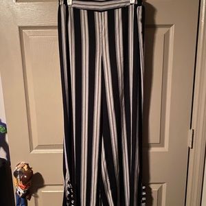 💖Cato fashions striped chiffon pants